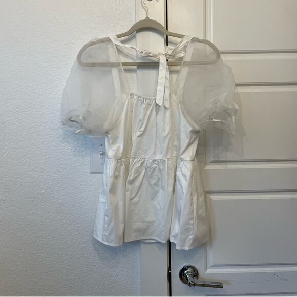 Tuckernuck Pomander Place Tinsley Puff Sleeve Top - Picture 4 of 7